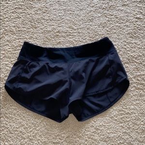 Lululemon Black Speed Up Shorts